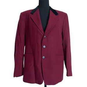 Men's Burgundy Blazer